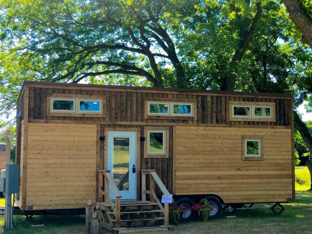 Montana Escape Elegant Tiny House In Waco Near Magnolia Villa Luaran gambar